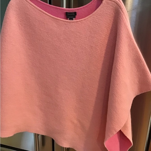 Talbots reversible cashmere cape size medium large - Picture 2 of 6